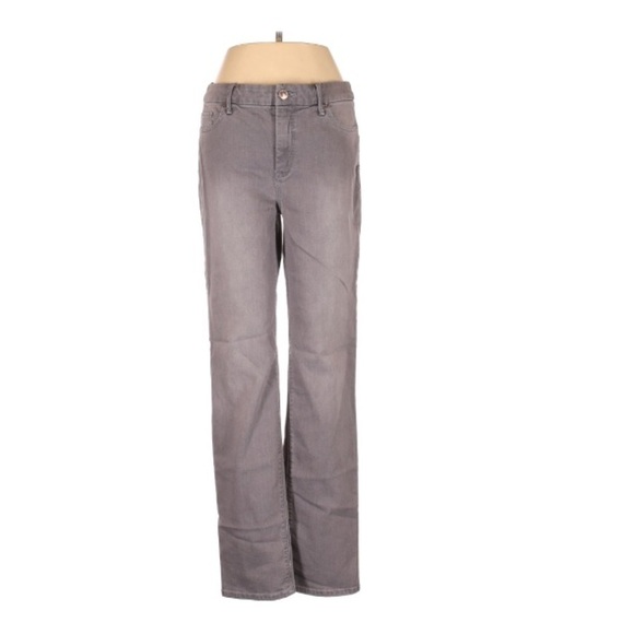Chico’s | Denim Jeans Mid Rise Small Size 0.5 Gray Wash - Picture 1 of 5